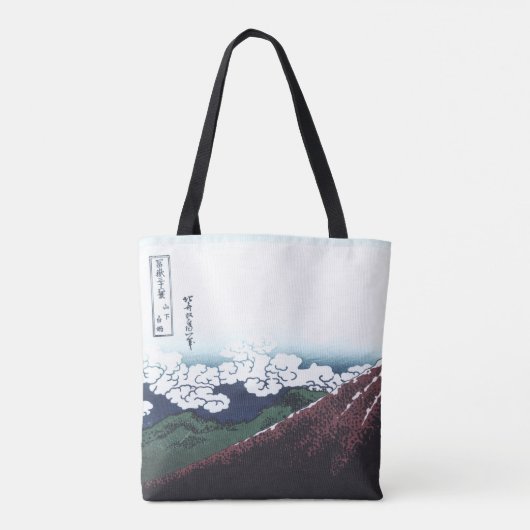 Tote Bag Le mont Fuji Ukiyo-e par Hokusai, japonais (Dos)