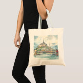 Tote Bag Le Mont Saint Michel (Devant (produit))