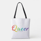Tote Bag Le mot unique expressif et étrange de SlipperyJoe (Dos)