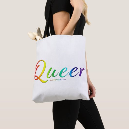 Tote Bag Le mot unique expressif et étrange de SlipperyJoe (De près)