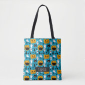 Tote Bag Le motif | de créatures de Halloween d'amusement (Devant)