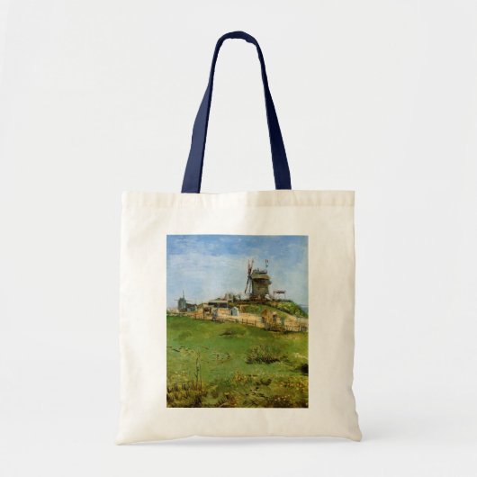 Tote Bag Le Moulin de la Galette par Vincent van Gogh (Devant)