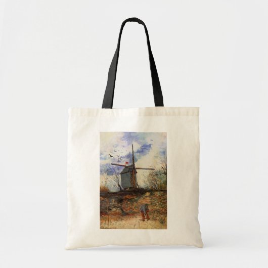Tote Bag Le Moulin de la Galette par Vincent van Gogh (Devant)