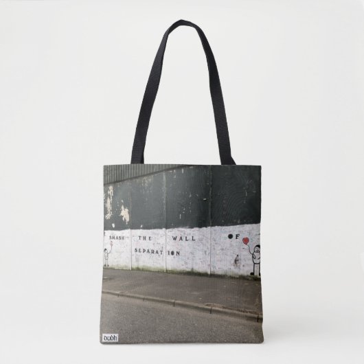 Tote Bag Le Mur à la dérive (Devant)