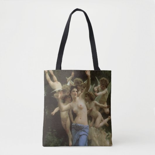 Tote Bag Le nid de la guêpe par William Adolphe Bouguereau (Devant)