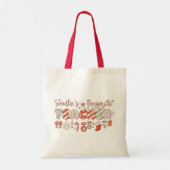 Tote Bag Le Noël de l'enseignant préféré du Père Noël (Dos)