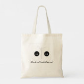 Tote Bag Le noir est traditionnel (Dos)