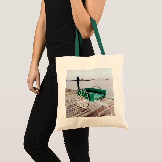 Tote Bag Le panier vert Fourre-tout (Devant (produit))