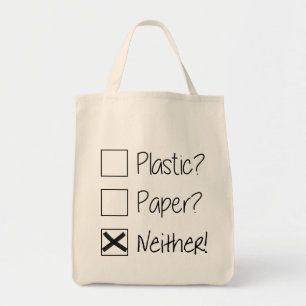 Tote Bag Le papier plastique ne fait pas Jour des terres to