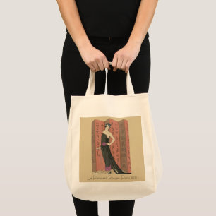 Tote Bag Le Paravent Rouge Paris 1921 par Georges Barbier