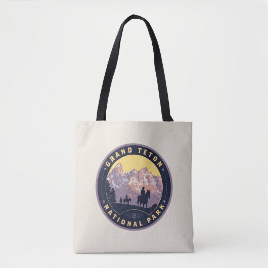 Tote Bag Le Parc national de Grand Teton (Devant)