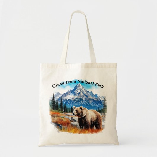 Tote Bag Le Parc national de Grand Teton (Devant)