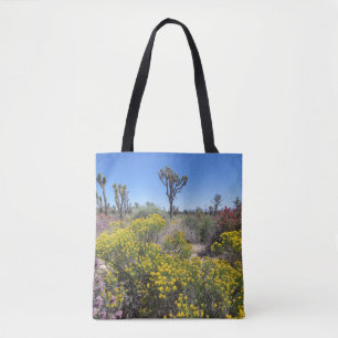 Tote Bag Le Parc National De Joshua Tree En Fleur