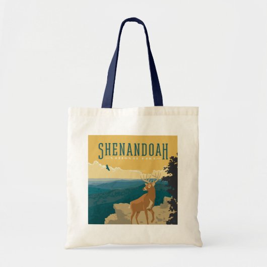 Tote Bag Le Parc national de Shenandoah | Cerf (Devant)