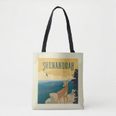 Tote Bag Le Parc national de Shenandoah | Cerf (Devant)