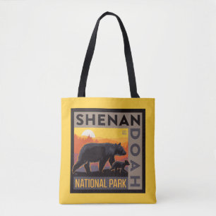 Tote Bag Le Parc national de Shenandoah Mama Bear & Cubs