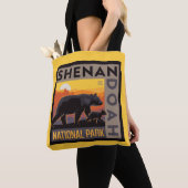 Tote Bag Le Parc national de Shenandoah | Mama Bear & Cubs (De près)