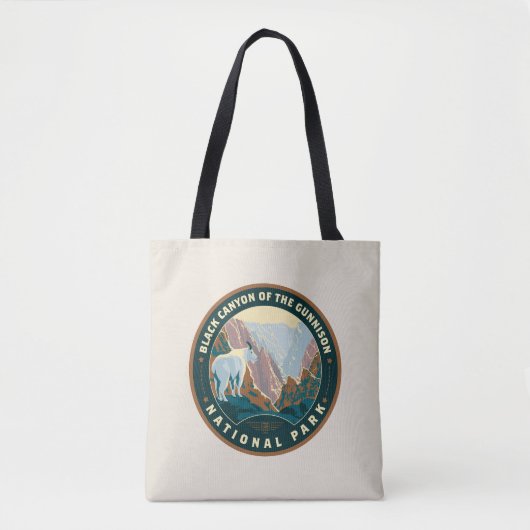 Tote Bag Le Parc national du Canyon Noir (Devant)