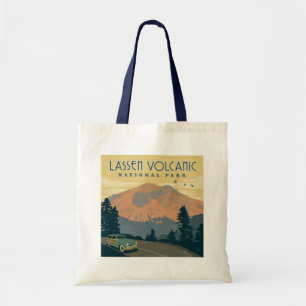 Tote Bag Le Parc national volcanique de Lassen   Voyage rou