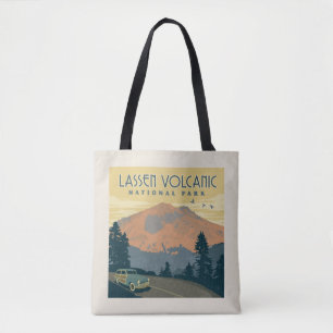 Tote Bag Le Parc national volcanique de Lassen   Voyage rou