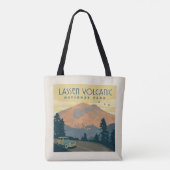 Tote Bag Le Parc national volcanique de Lassen | Voyage rou (Dos)