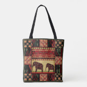 Tote Bag Le patchwork africain (Dos)