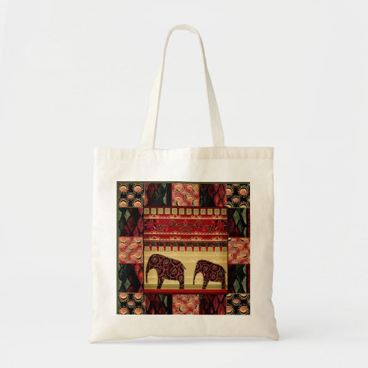 Tote Bag Le patchwork africain (Devant)
