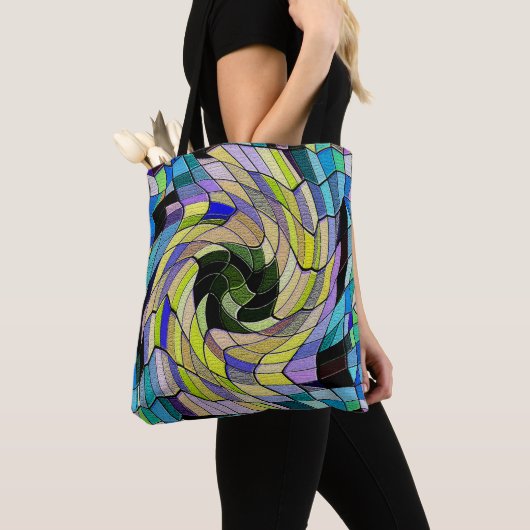 Tote Bag Le Patchwork de Grand-mère....... (De près)