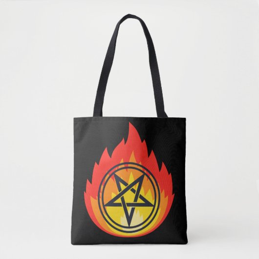Tote Bag Le pentagrame ardant  (Devant)