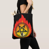 Tote Bag Le pentagrame ardant  (De près)