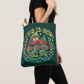 Tote Bag Le Père Noël Monster Camion Garçons Noël Noël (De près)