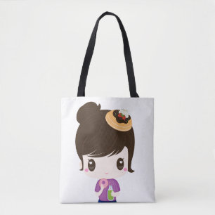 Tote Bag Le Petit Déjeuner Aussi.Sac fourre-tout