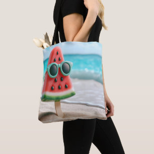 Tote Bag Le Peuplier À Peau Dans Le Sable De Plage
