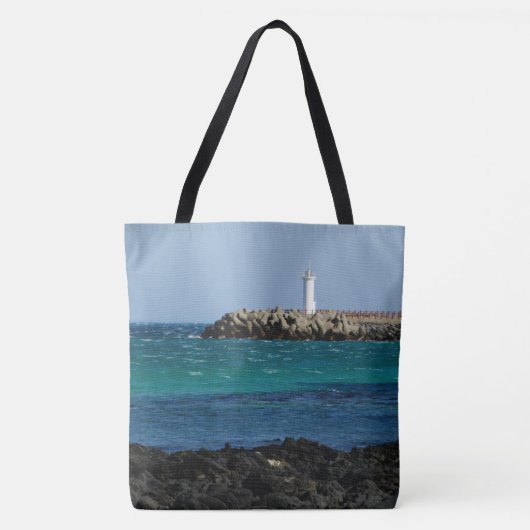 Tote Bag Le phare sur un (Devant)