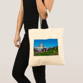 Tote Bag Le pic du Cervin au printemps (Devant (produit))