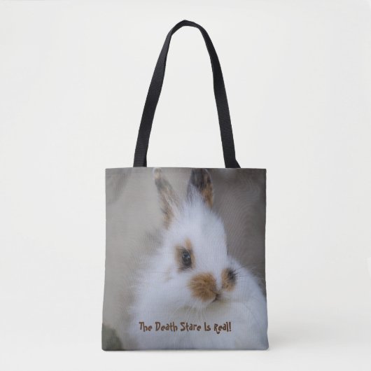 Tote Bag Le pied de mort BUNNY est réel ! Ajouter sa propre (Devant)