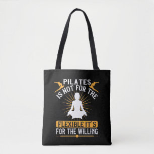Tote Bag Le Pilates n'est pas pour les flexibles
