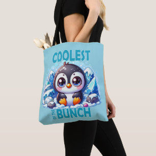 Tote Bag Le plus frais du jeu de mots Bunch Cute baby Pengu