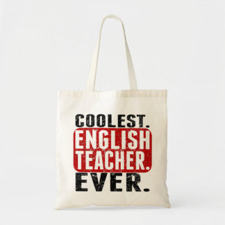 Tote Bag Le plus frais. Professeur d'Anglais. Jamais