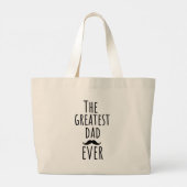 Tote Bag Le Plus Grand Père Jamais Avec Moustache (Dos)