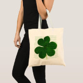 Tote Bag Le poème irlandais de Saint Patrick Le Shamrock du (Devant (produit))