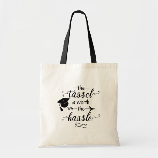 Tote Bag Le pompon vaut la peine (Devant)