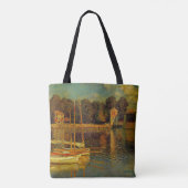 Tote Bag Le Pont à Argenteuil par Claude Monet (Dos)