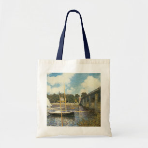Tote Bag Le pont routier d'Argenteuil par Claude Monet