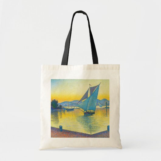 Tote Bag Le port au coucher du soleil, Signac (Devant)