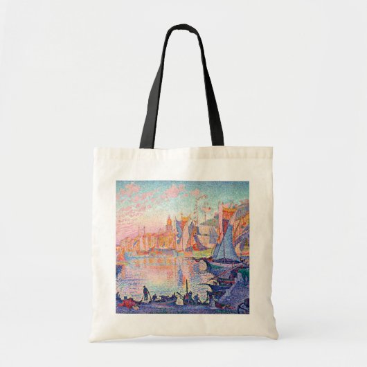 Tote Bag Le Port de Saint-Tropez, Signac (Devant)