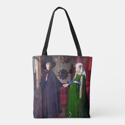 Tote Bag Le portrait d'Arnolfini, Jan van Eyck (Dos)