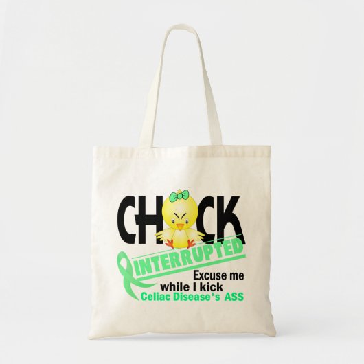 Tote Bag Le poussin a interrompu la maladie coeliaque 2 (Devant)