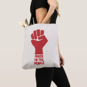 Tote Bag Le pouvoir au peuple (De près)