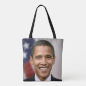 Tote Bag Le président américain élu Barack Obama (Dos)
